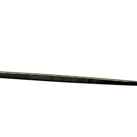 CELINE BLACK / GOLD ACETATE AND METAL SUNGLASSES main image 4
